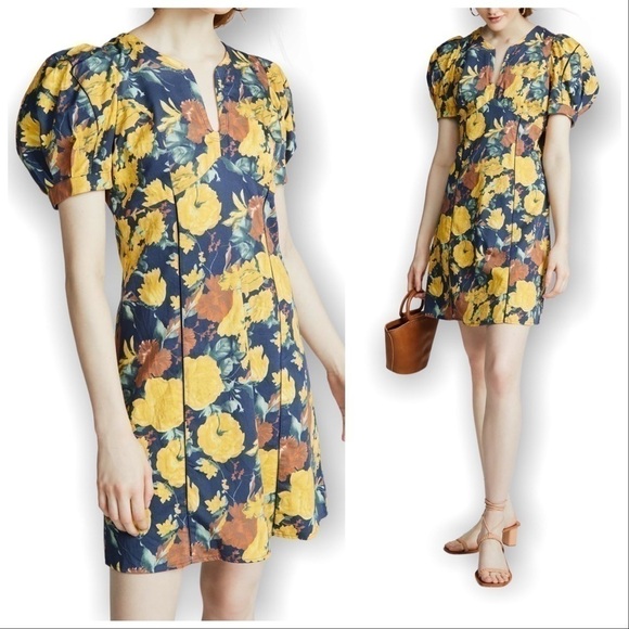 Sea New York Dresses & Skirts - Sea New York  Ella Puff Sleeve‎ Dress, Size 4